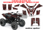 Preview: Widow Maker Background = Black, Design color = Red for Yamaha Blaster YFS 200