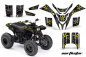 Preview: Northstar Background = Black, Design color = Yellow for Yamaha Blaster YFS 200