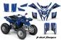 Preview: Tribal Flames Background = Blue, Design color = Black for Yamaha Blaster YFS 200