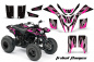 Preview: Tribal Flames Background = Black, Design color = Pink for Yamaha Blaster YFS 200