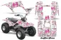 Preview: Butterfly Background = White, Design color = Pink for Yamaha Breeze 125 1989-2007