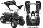 Preview: Widow Maker Background = Black, Design color = Black for Yamaha Breeze 125 1989-2007