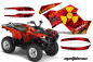 Preview: Meltdown Hintergrund = Rot, Designfarbe = Gelb für Yamaha Grizzly 700/550 2007-2014