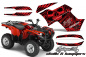 Preview: Skulls N Hammers Rot für Yamaha Grizzly 700/550 2007-2014