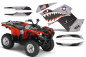 Preview: P40-Warhawk Schwarz für Yamaha Grizzly 700/550 2007-2014