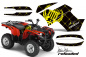 Preview: SilverStar - Reloaded Hintergrund = Schwarz, Designfarbe = Gelb für Yamaha Grizzly 700/550 2007-2014