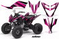 Preview: Inline Hintergrund = Schwarz, Designfarbe = Pink für Yamaha Raptor YFM 250