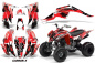 Preview: Carbon-X Rot für Yamaha Raptor YFM 350