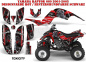 Preview: Toxicity Background = Black, Design color = Red for Yamaha Raptor YFM 660