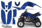 Preview: SilverStar - Reloaded Background = Blue, Design color = Black for Yamaha Raptor YFM 660
