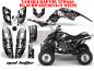 Preview: Mad-Hatter Background = Black, Design color = White for Yamaha Raptor YFM 660
