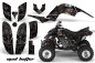 Preview: Mad-Hatter Background = Black, Design color = Black for Yamaha Raptor YFM 660