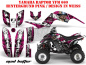 Preview: Mad-Hatter Background = Pink, Design color = White for Yamaha Raptor YFM 660