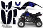 Preview: SilverStar - Reloaded Background = Black, Design color = Blue for Yamaha Raptor YFM 660