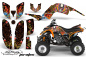 Preview: Ed-Hardy - Pirates Orange for Yamaha Raptor YFM 660