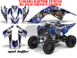 Preview: Mad-Hatter Hintergrund = Blau, Designfarbe = Silber für Yamaha Raptor YFM 700 2006-2012