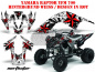 Preview: Northstar Hintergrund = Weiß, Designfarbe = Red für Yamaha Raptor YFM 700 2006-2012