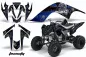 Preview: Toxicity Background = Black, Design color = Blue for Yamaha Raptor YFM 700 2006-2012