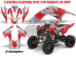 Preview: T-Bomber Rot für Yamaha Raptor YFM 700 2006-2012
