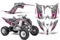 Preview: Brittany Background = White, Design color = Pink for Yamaha Raptor YFM 700R 2013+