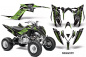 Preview: Toxicity Hintergrund = Schwarz, Designfarbe = Grün für Yamaha Raptor YFM 700R 2013+
