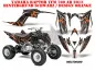 Preview: Meltdown Background = Black, Design color = Orange for Yamaha Raptor YFM 700R 2013+