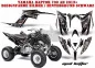 Preview: Mad-Hatter Background = Black, Design color = Silver for Yamaha Raptor YFM 700R 2013+