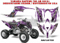 Preview: Mad-Hatter Hintergrund = Lila, Designfarbe = Silber für Yamaha Raptor YFM 700R 2013+