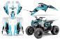 Preview: Carbon-X Aqua Blau für Yamaha Raptor 90 2009-2015