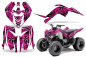 Preview: Northstar Hintergrund = Pink, Designfarbe = Pink für Yamaha Raptor 90 2009-2015