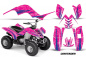 Preview: Contender Hintergrund = Pink, Designfarbe = Blau für Yamaha Raptor 80