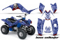 Preview: Bone Collector Blau für Yamaha Raptor 80