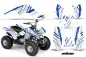 Preview: InLine Background = White, Design color = Blue for Yamaha Raptor 80