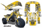 Preview: Deaden Gelb für Yamaha Shaft DX 225 3 Wheeler 1983-1985
