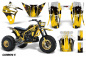 Preview: Carbon-X Gelb für Yamaha Tri Z 250 3 Wheeler 1985-1986