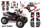 Preview: Mad-Hatter Hintergrund = Weiß, Designfarbe = Rot für Yamaha Warrior YFM 350