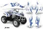 Preview: Tribe Background = White, Design color = Blue for Yamaha Wolverine 2006-2012
