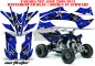 Preview: Northstar Background = Blue, Design color = Black for Yamaha YFZ 450R/SE 2009-2013