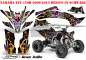 Preview: Ed-Hardy - LoveKills Schwarz für Yamaha YFZ 450R/SE 2009-2013