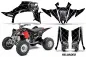 Preview: SilverStar - Reloaded Background = Black, Design color = Silver for Yamaha YFZ 450R/SE 2014+