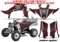 Preview: Mad-Hatter Background = Black, Design color = Red for Yamaha YFZ 450R/SE 2014+