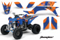 Preview: T-Bomber Orange für Yamaha YFZ 450 2004-2008 & 2012-2014