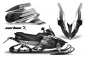 Preview: Carbon-X Schwarz für Yamaha Apex 2006-2020