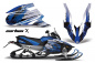 Preview: Carbon-X Blau für Yamaha Apex 2006-2020