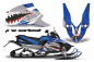 Preview: P40-Warhawk Blau für Yamaha Apex 2006-2020