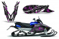 Preview: Butterfly Background = Black, Design color = Pink for Yamaha Apex 2011-2018