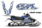 Preview: Skull Camo Blue for Yamaha Apex 2011-2018