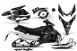 Preview: Mad-Hatter Background = Black, Design color = Black for Yamaha Phazer RTX,GT 2007-2016