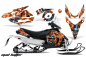 Preview: Mad-Hatter Background = Orange, Design color = Orange for Yamaha Phazer RTX,GT 2007-2016