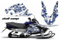 Preview: Skull Camo Blau für Yamaha Vector RS 2012-2016